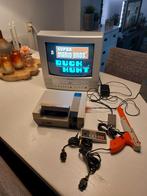 Nintendo NES Compleet met Super Mario Bros/Duck Hunt, Spelcomputers en Games, 2 spelers, Ophalen of Verzenden, Gebruikt