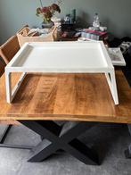 Ikea klipsk bedtafel, Ophalen, Zo goed als nieuw, Rechthoekig, Kunststof