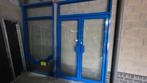 Aluminium winkelpui met dubbele deur, Doe-het-zelf en Verbouw, Kozijnen en Schuifpuien, Ophalen, Gebruikt, Hout, Deurkozijn
