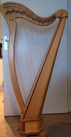 Full-Size Lever Harp with Nylon Strings + Extra String Set, Ophalen of Verzenden, Gebruikt