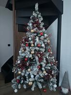 Kerstboom kunst 210 cm incl. versieringen, Ophalen, Zo goed als nieuw