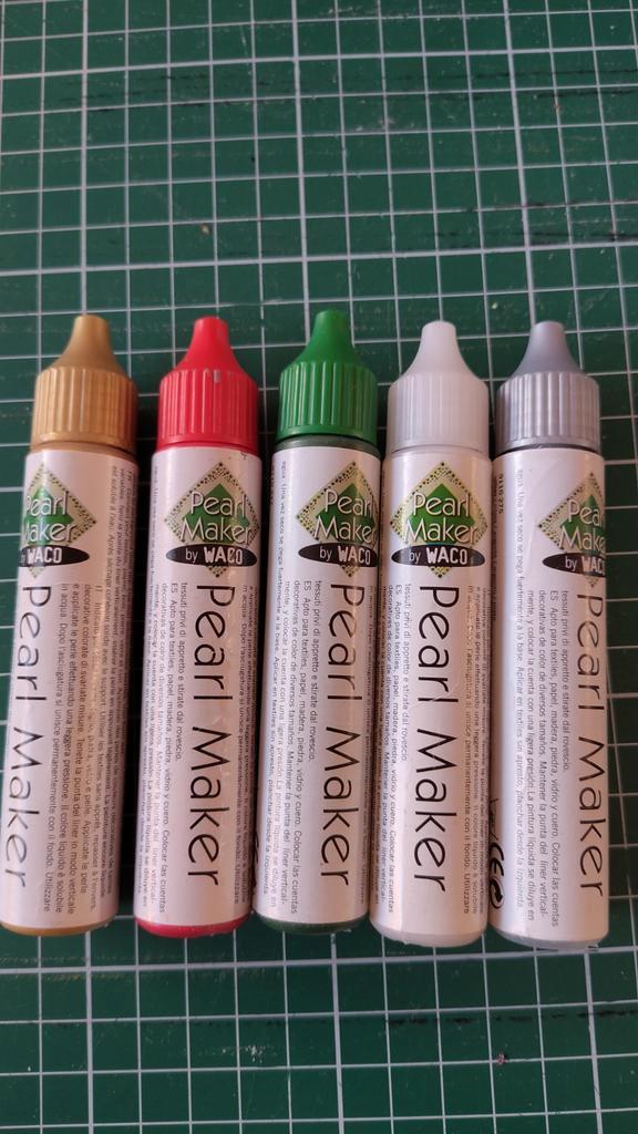 Pearl Maker Verf - 5 Stuks, Hobby en Vrije tijd, Knutselen, Gebruikt, Materiaal, Ophalen of Verzenden