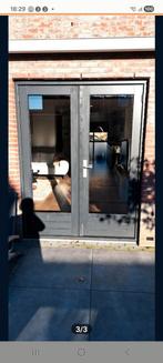 Tk openslaande deuren met nieuw hr++,glas, Ophalen, Gebruikt, Overige typen, 150 tot 225 cm