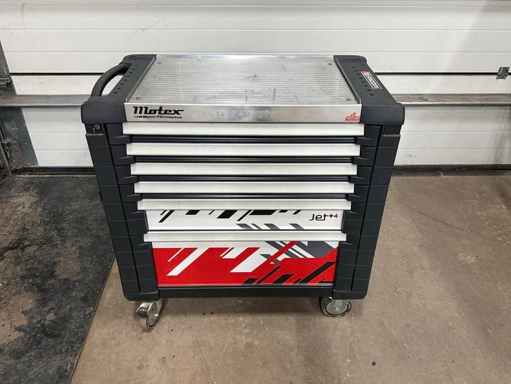 Facom Jet+4 Motex Limited Edition Gereedschapswagen, Doe-het-zelf en Verbouw, Gereedschapskisten, Zo goed als nieuw, Gevuld, Ophalen