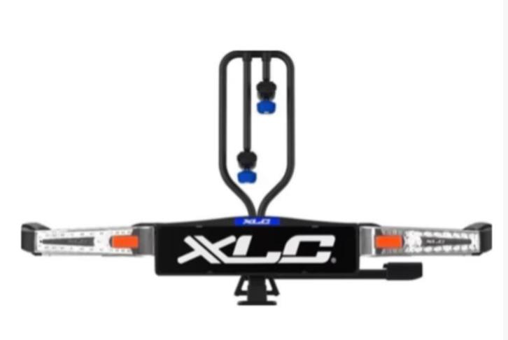 XLC Azura Xtra Inklapbaar / Kantelbaar - 2026 Fietsendrager, Auto diversen, Fietsendragers, Nieuw, Trekhaakdrager, 2 fietsen, Brede banden