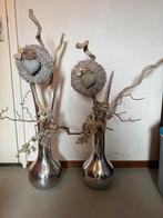 2 BOB tulp vazen incl. Opmaak, Huis en Inrichting, Woonaccessoires | Vazen, Ophalen, Overige materialen, Overige kleuren, Zo goed als nieuw