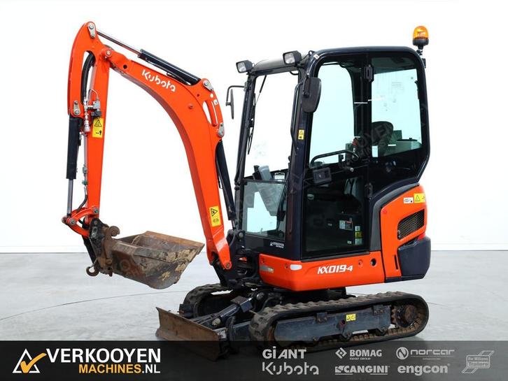 2019 Kubota KX019-4 VK10091, Zakelijke goederen, Machines en Bouw | Kranen en Graafmachines, Graafmachine