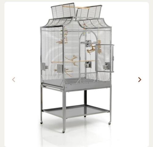 Montana Madeira III Platinum, Dieren en Toebehoren, Vogels | Hokken en Kooien, Zo goed als nieuw, Vogelkooi, Metaal, Ophalen
