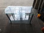 Tv tafel glas, Ophalen of Verzenden, Zo goed als nieuw