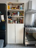 Witte Billy boekenkast met deurtjes, Huis en Inrichting, Ophalen, 200 cm of meer, 50 tot 100 cm, Zo goed als nieuw