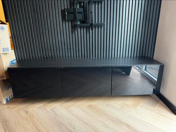 TV meubel zwart hoogglans
