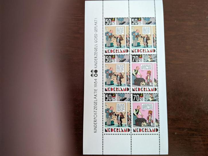 NL 1984; PLAATFOUT 1320 P BLOK KINDERZEGELS LEES !, Postzegels en Munten, Postzegels | Nederland, Postfris, Na 1940, Verzenden