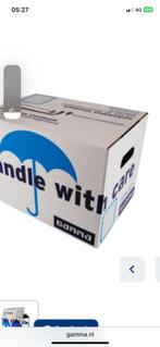 Gamma en action verhuisdozen, Doe-het-zelf en Verbouw, Kratten en Dozen, Ophalen, Doos, Minder dan 50 cm, Zo goed als nieuw