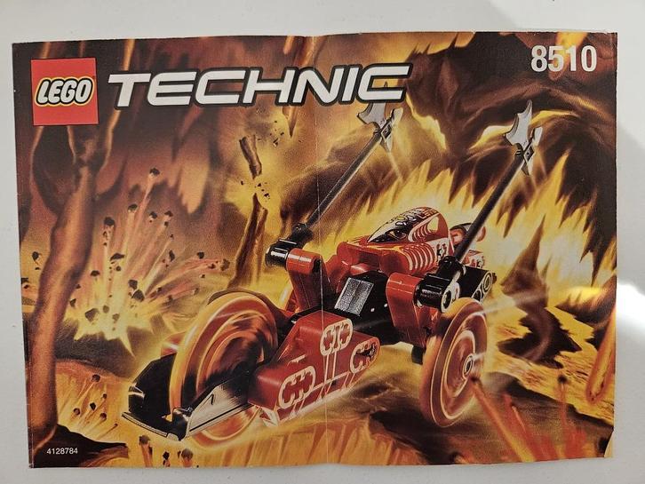 Lego Technic 8510 Lava, Kinderen en Baby's, Speelgoed | Duplo en Lego, Gebruikt, Lego, Complete set, Ophalen of Verzenden