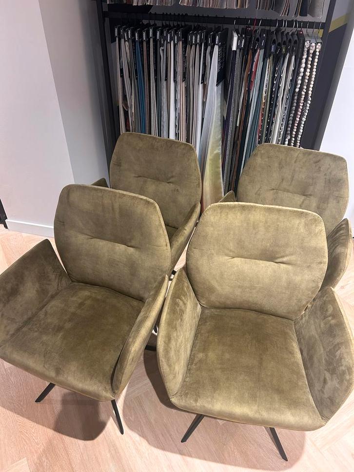 4x Eetkamerstoelen Decio | Table du Sud M06 – Nieuw, Huis en Inrichting, Stoelen, Zo goed als nieuw, Vier, Stof, Overige kleuren