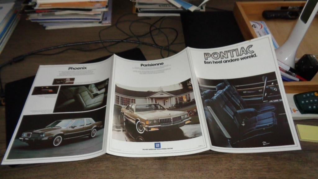 Folder USA modellen PONTIAC, Ophalen of Verzenden, Zo goed als nieuw, Overige merken