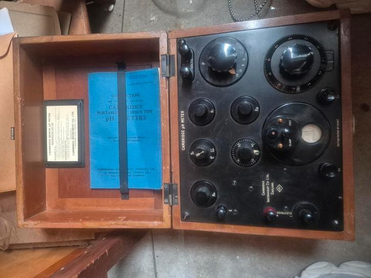 Vintage Ph meter Cambridge, Watersport en Boten, Navigatiemiddelen en Scheepselektronica, Zo goed als nieuw, Ophalen of Verzenden