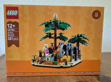 Lego: Afrikaanse savanne diorama (40784) NIEUW beschikbaar voor biedingen