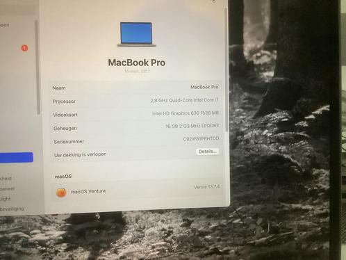 Apple MacBook Pro 15.4", QuadCore(TM) i7,, Computers en Software, Apple Macbooks, Gebruikt, MacBook Pro, 15 inch, 2 tot 3 Ghz