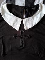 T shirt met kruizen van Banned maat M, Ophalen of Verzenden, Zo goed als nieuw, Zwart, Korte mouw