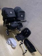 Bugaboo donkey 2/3 duo all black, Gebruikt, Verstelbare duwstang, Bugaboo, Ophalen of Verzenden