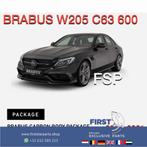 W205 C63 S BRABUS 600 PAKKET CARBON BUMPERS + INTERIEUR + VE, Gebruikt, Mercedes-Benz, Ophalen of Verzenden, Bumper