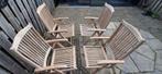Teakhouten tuinstoelen merk Populair Teak., Ophalen, Gebruikt, Teakhout