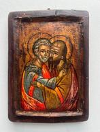 Byzantijnse Icoon - Petrus en Paulus Omhelzing, Ophalen