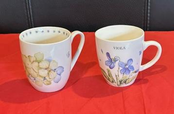 2x mok Marjolein Bastin, Springtime en Wildflowers viola beschikbaar voor biedingen