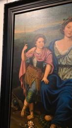 Super groot antiek  religieus schilderij, Ophalen