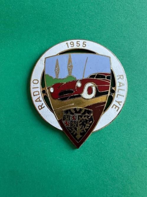 Mooi emaille Radio Rallye 1995 badge bordje voor Uw oldtimer, Verzamelen, Merken en Reclamevoorwerpen, Gebruikt, Gebruiksvoorwerp