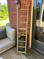 Mooie decoratie houten ladder, Ophalen, Zo goed als nieuw