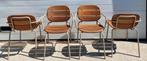 35 x Scab Sisi terrasstoelen cafe horeca Mahonie hout bistro, Ophalen of Verzenden, Zo goed als nieuw, Hout, Vijf, Zes of meer stoelen
