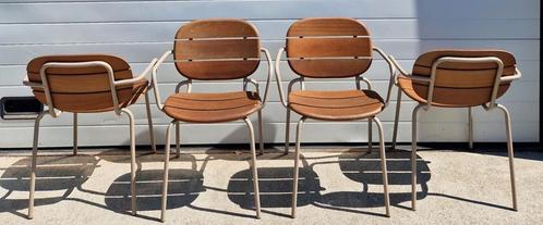 35 x Scab Sisi terrasstoelen cafe horeca Mahonie hout bistro, Huis en Inrichting, Stoelen, Zo goed als nieuw, Vijf, Zes of meer stoelen