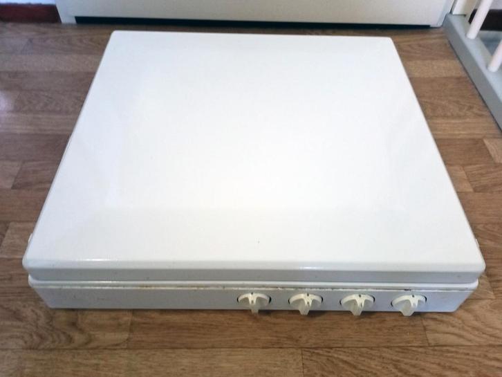 Pelgrim gasfornuis 4-pits, Witgoed en Apparatuur, Fornuizen, Gebruikt, Vrijstaand, Gas, 4 kookzones, Minder dan 85 cm, 45 tot 60 cm