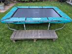 Grote degelijke trampoline 315x210 cm, kan evt bezorgd!, Ophalen of Verzenden, Zo goed als nieuw