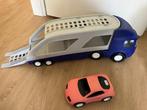 Grote autotrailer met auto (Little Tikes), Ophalen, Zo goed als nieuw