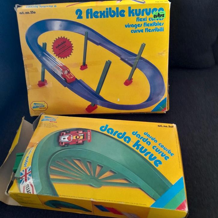 2 dozen Darda baan onderdelen vintage speelgoed, Verzamelen, Speelgoed, Gebruikt, Ophalen of Verzenden