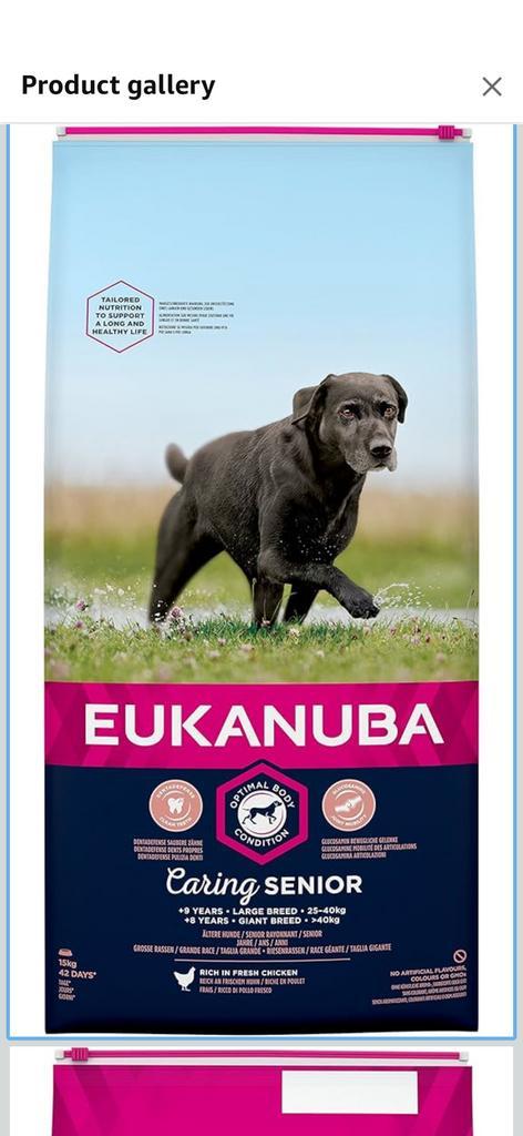 Eukanuba hondenvoer 15KG Senior Food (New, Original sealed), Dieren en Toebehoren, Dierenvoeding, Hond, Ophalen