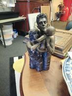 Bronzen beeld van een gezin, Antiek en Kunst, Ophalen of Verzenden