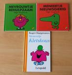 3 Roger Hargreaves boekjes - 2 x Meneertje + 1 x Mevrouwtje, Ophalen of Verzenden, Gelezen, Roger Hargreaves, Fictie algemeen