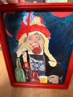 Vastenavond Schildering - Paula Franken, Antiek en Kunst, Ophalen