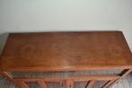 Prachtige antiek eiken Art Deco dressoir, vitrinekast., Verzenden