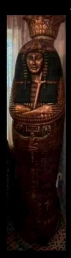 Prachtige Unieke Egyptische Sarcofaag Kast 1m95cm, Ophalen of Verzenden
