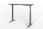 RM2 zit/sta Elektrische bureaus 200x80cm grijs memory NIEUW!, Ophalen of Verzenden, Elektrisch, Nieuw, Stabureau