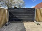 Heras hek met windscherm en hekvoeten, Ophalen, Zo goed als nieuw, IJzer