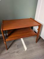 Vintage teak houten salontafel / sidetable, Huis en Inrichting, Tafels | Bijzettafels, Ophalen, 55 tot 75 cm, Zo goed als nieuw