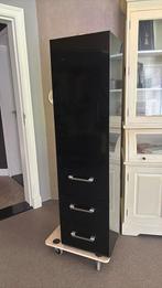 Mooi zwart badkamermeubel te koop, Ophalen, Zo goed als nieuw, 25 tot 50 cm, Minder dan 100 cm