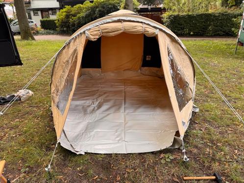 Karsten 240 kuipgrondzeil, verlengluifel en afsluitwand, Caravans en Kamperen, Tenten, Zo goed als nieuw, Ophalen of Verzenden