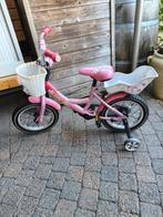 Meisjesfietsje met zijwieltjes 16 inch, Ophalen, Zo goed als nieuw, 16 tot 20 inch, Zijwieltjes